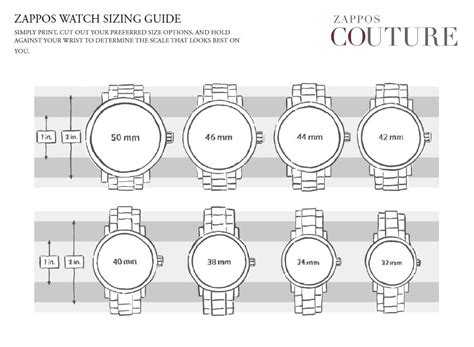 michael kors watch sizes